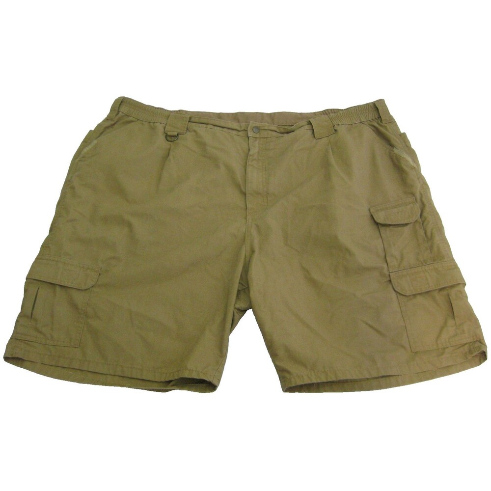 Propper Cargo Shorts Mens Size 54 Brown Casual Walking Pants 7 Pockets Zip Fly